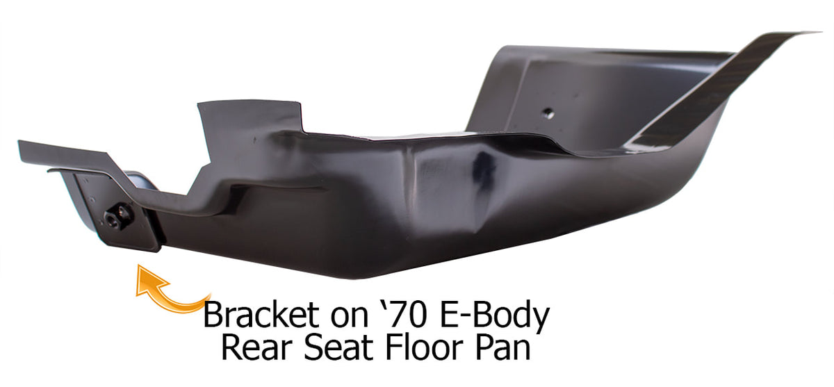 Rear Footwell Area Floor Pan - LH - 70 Barracuda