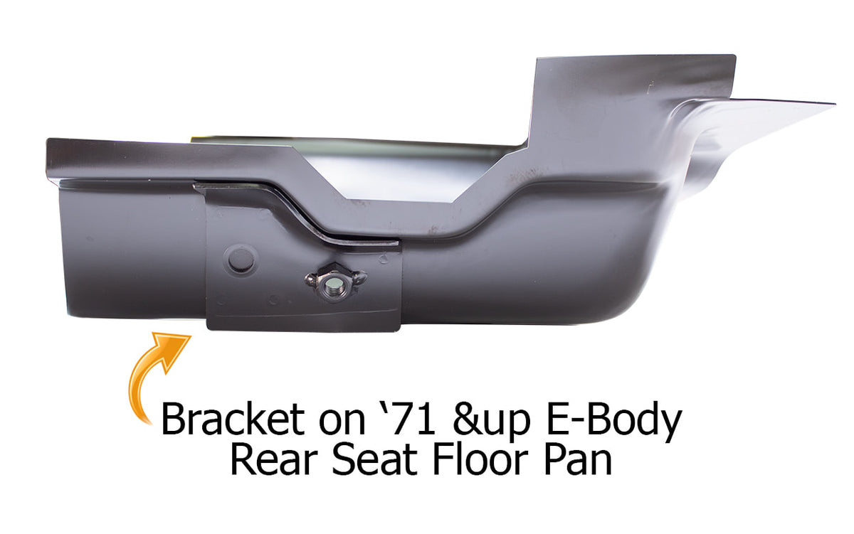 Rear Footwell Area Floor Pan - LH - 71-74 Barracuda