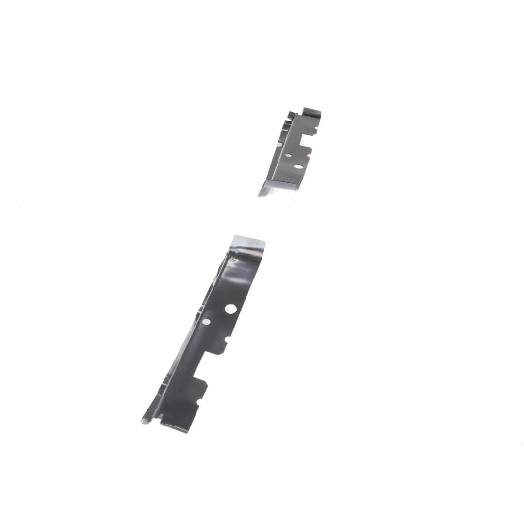 Under Rear Seat Floor Pan Braces - Pair - 67-69 Camaro Firebird Convertible