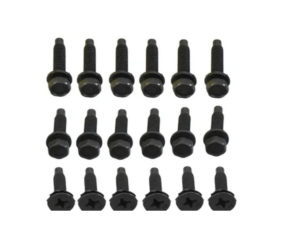 Door Hinge Bolt Kit - 67 Camaro Firebird; 66-67 Chevelle El Camino GTO