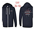 ***SALE*** The Installation Center Zip-up Long Sleeve Hoodie Tee
