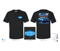 aMAYSing Metal Works Blue Camaro Tee Shirt
