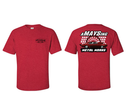 ***SALE*** aMAYSing Metal Works Red 2727 Tee Shirt, XL