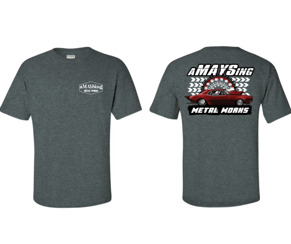 ***SALE*** aMAYSing Metal Works Grey 2727 Tee Shirt, XL